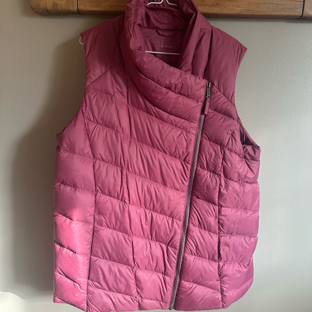 Women's Pink Puffer Vest
